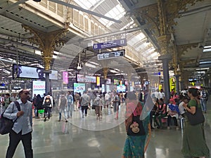 Victoria Terminus railway terminal , Mumbai