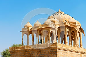 Royal cenotaphs, Bada Bagh, India photo