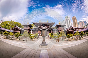 Chi Lin Nunnery,Nan Lian Garden situated at Diamond hill,Kowloon in Hong Kong