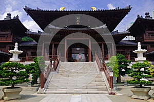 Chi lin Nunnery, Tang dynasty style Chinese temple photo