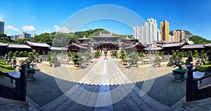 Chi lin Nunnery, Tang dynasty style temple, Hong Kong, China