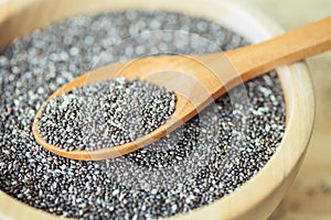 Chia seed healthy superfood.