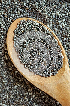 Chia seed healthy superfood.