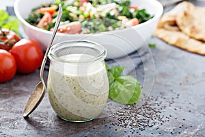 Chia seed salad dressing
