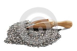 Chia seeds pile