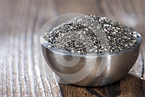 Chia Seeds in a small bowl