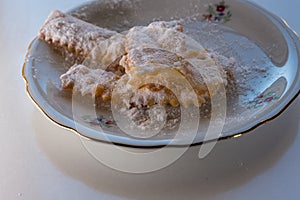 chiacchiere, traditional  carnival pastry