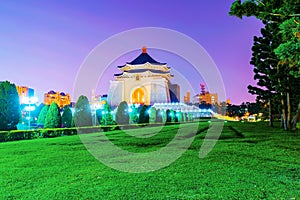 Chiang Kai Shek Memorial Hall with nature