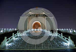 Chiang Kai-Shek Memorial Hall Taipei Night photo