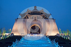 Chiang Kai Shek Memorial Hall Taipei night