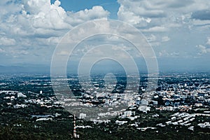 Chiang Mai city Blue sky