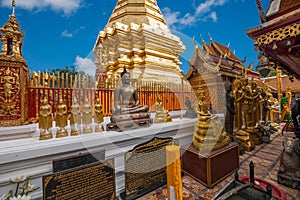 Chiang Mai, Thailand Suthep Doi Suthep Buddhist stupa side