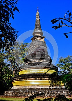 Chiang Mai, Thailand: Wad Umong Stone Chedi