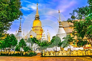 Chiang Mai, Thailand: Wat Suan Dok Chedis,Buddhist temple, Wat i photo