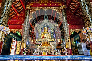 Fangmin Temple or Wat Fangmin in Chiang Rai Province, Thailand