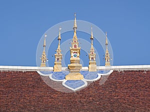 Chiangmai temple gable apex