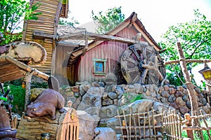 CHIBA, JAPAN: Beaver Brothers house in Critter Country, Tokyo Disneyland