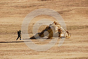 JGSDF (Japan Ground Self-Defense Force) Paratrooper.