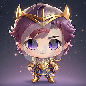 Chibi Delights: A Tiny Hyperrealistic Anime Adventure photo