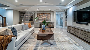 Chic Basement Den Style