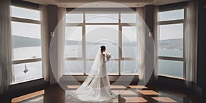 chic and elegant wedding venue with romantic decor and br generative AI