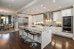 Chic modern kitchen with stylish dÃÂ©cor