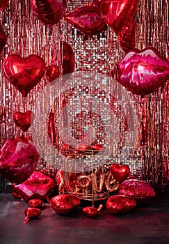 Chic room decoration for Valentines Day