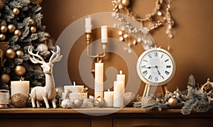 Chic Yuletide Decor Welcoming Christmas Ambiance in a Home Setting