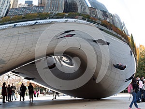 Chicago bean reflection