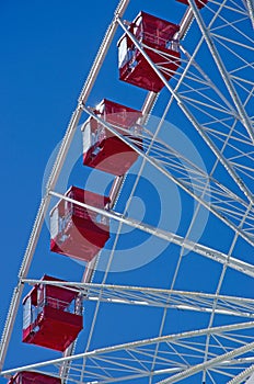 Chicago: cabins of Ferris Wheel at Navy Pier on September 22, 2014