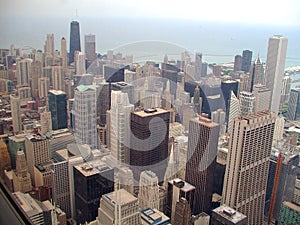 Chicago city skyline