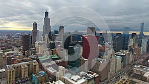 Chicago, Downtown, Aerial View, Amazing Landscape, Illinois