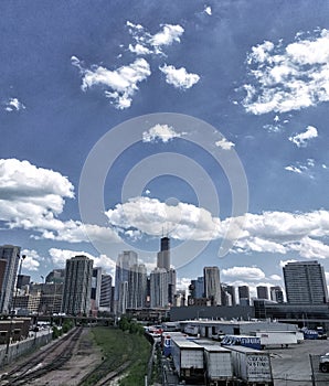 Chicago halsted tracks