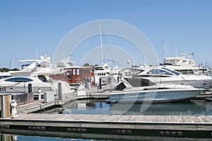 Chicago Illinois boat harbor photo