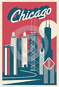 Chicago Illinois postcard