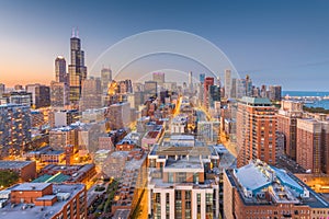 Chicago, Illinois, USA Skyline