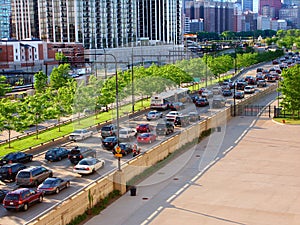 Chicago Lake Shore Drive Traffic