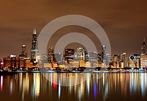 Chicago Lakefront at Night II