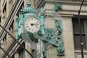 Chicago Landmark clock 2 photo