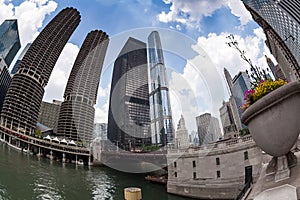 CHICAGO Marina City Complex, and Modern Buildings