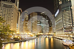 Chicago by night
