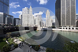 Michigan Avenue Bridge, Chicago, USA