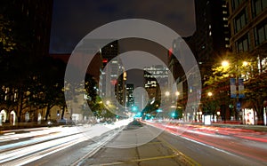 Chicago's Michigan Ave, Night photo