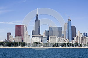 Chicago seen from Lake Michigan