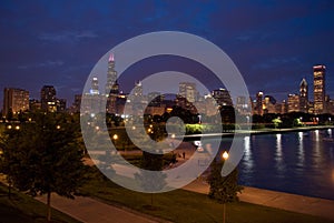 Chicago skyline photo