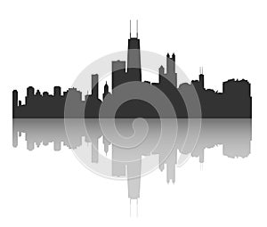 Chicago skyline photo