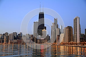 Chicago Skyline at Dawn