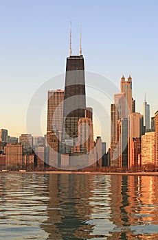 Chicago Skyline at Dawn