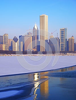 Chicago Skyline on Ice