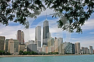 Chicago Skyline from Lake Michigan